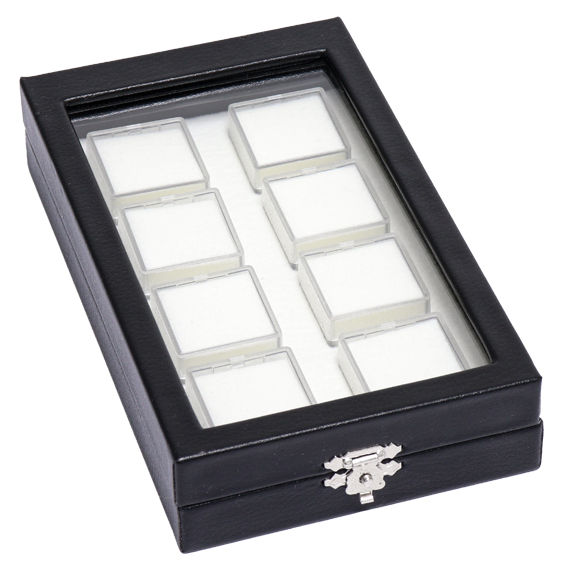 W G gem case filled with x gemstone boxes white white jpg