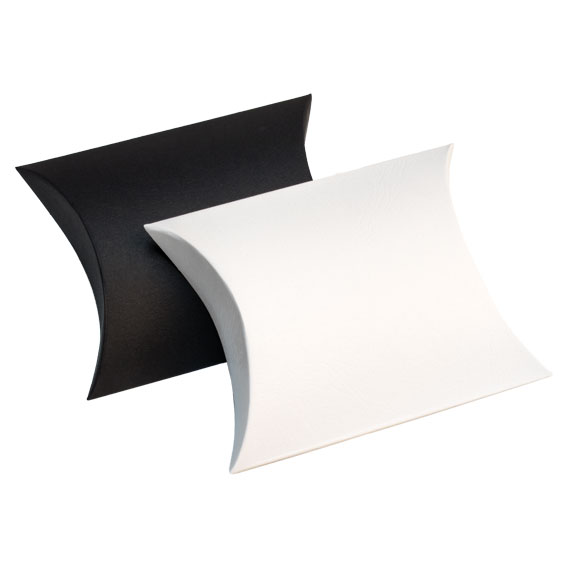 FB large cardboard fold up pillow box black white jpg