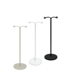 MET125 - medium height metal earring trees - 125mm high - black, white and silver