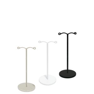 MET95 - small metal earring trees - 95mm high - black, white and silver